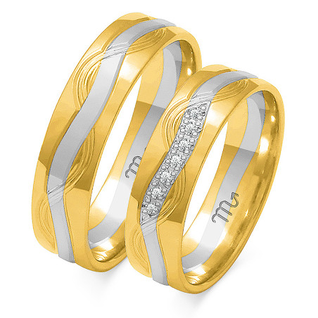 Obrączki ślubne ZO OE-201 próba 585