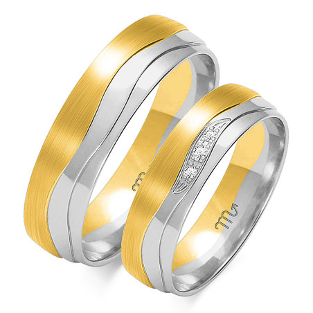 Obrączki ślubne ZO OE-202 próba 585