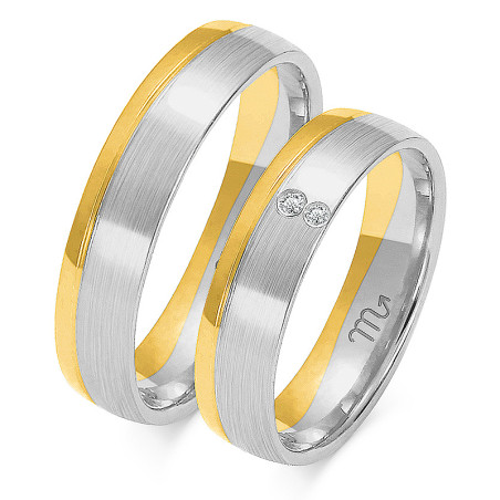 Obrączki ślubne ZO OE-204 próba 585