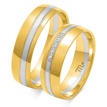 Obrączki ślubne ZO OE-206 próba 585
