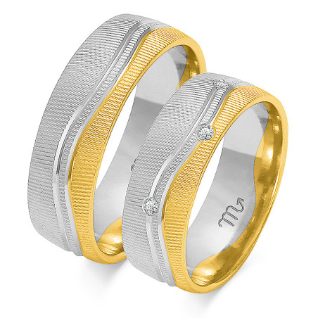 Obrączki ślubne ZO OE-218 próba 585