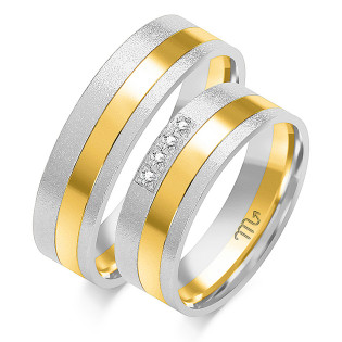 Obrączki ślubne ZO OE-22 próba 585