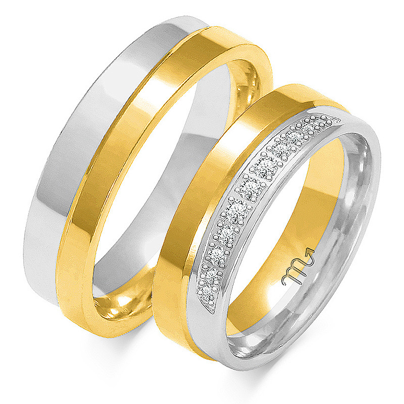 Obrączki ślubne ZO OE-238 próba 585