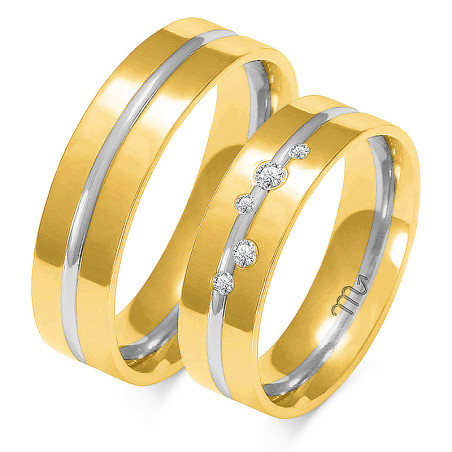 Obrączki ślubne ZO OE-239 próba 585