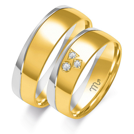 Obrączki ślubne ZO OE-276 próba 585