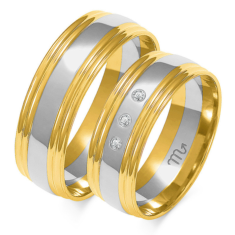 Obrączki ślubne ZO OE-280 próba 585