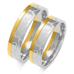 Obrączki ślubne ZO OE-282 próba 585