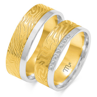 Obrączki ślubne ZO OE-286 próba 585