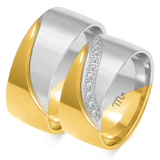 Obrączki ślubne ZO OE-292 próba 585