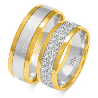 Obrączki ślubne ZO OE-293 próba 585