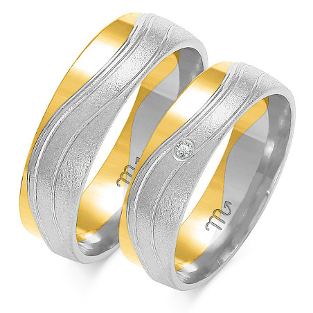 Obrączki ślubne ZO OE-297 próba 585