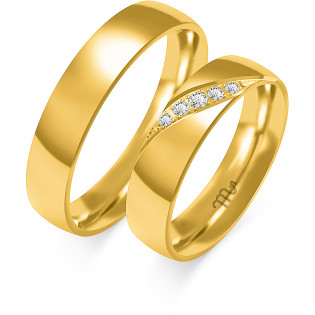 Obrączki ślubne ZO C-115 próba 585