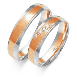 Obrączki ślubne nr ZO B-208