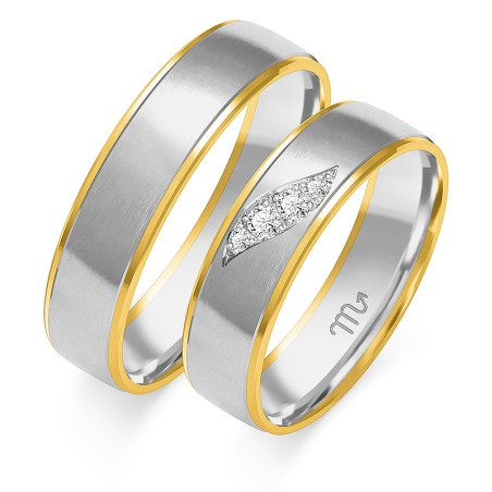 Obrączki ślubne nr ZO B-201