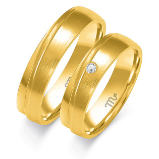 Obrączki ślubne nr ZO B-109