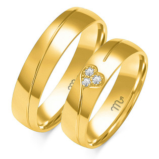 Obrączki ślubne nr ZO B-104