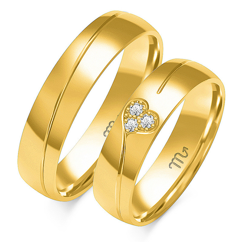 Obrączki ślubne nr ZO B-104