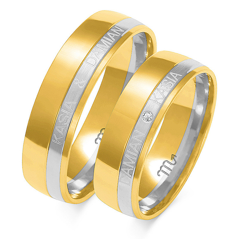 Obrączki ślubne nr ZO A-222