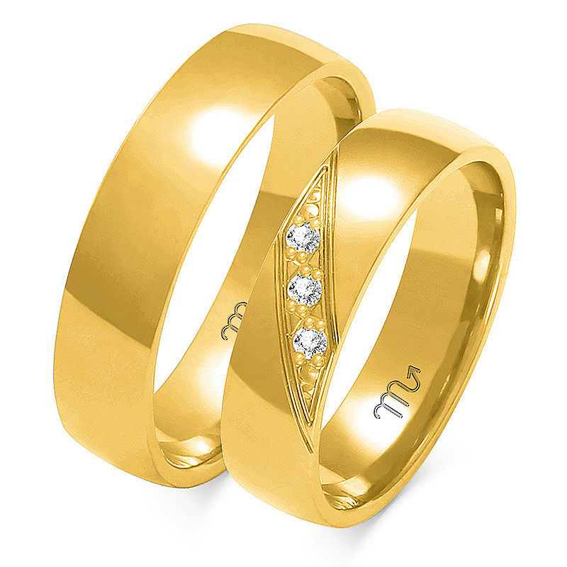 Obrączki ślubne nr ZO A-160