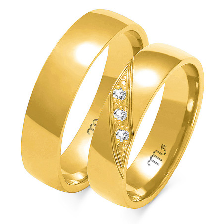 Obrączki ślubne nr ZO A-160