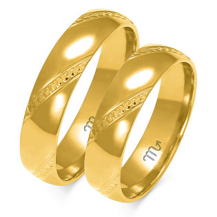 Obrączki ślubne nr ZO A-158