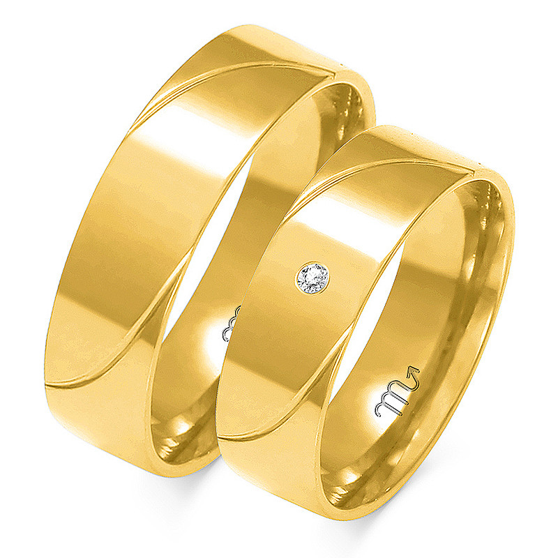 Obrączki ślubne nr ZO A-157