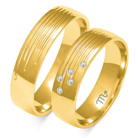 Obrączki ślubne nr ZO A-133