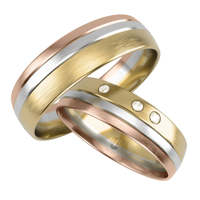 Obrączki Ślubne LA B08 próba 585