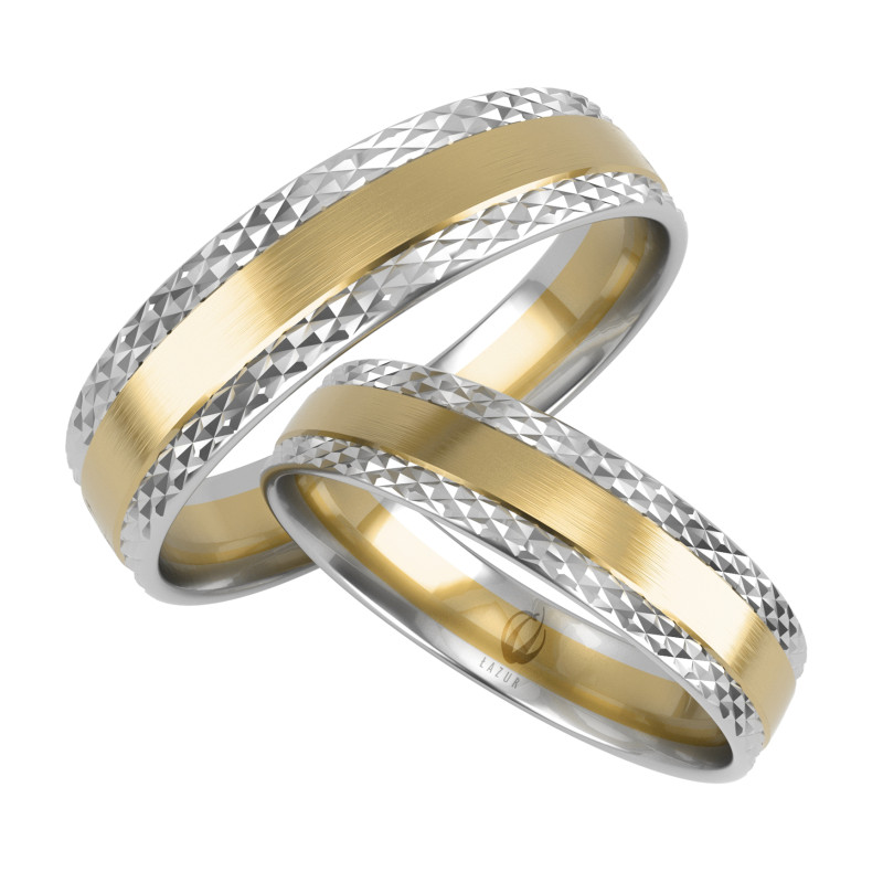 Obrączki Ślubne LA B07 próba 585