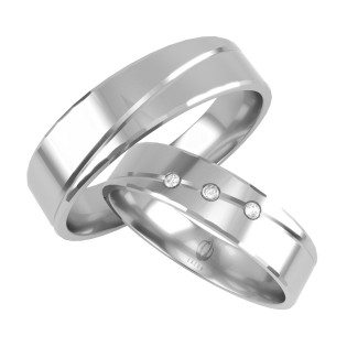 Obrączki Ślubne LA B01 próba 585