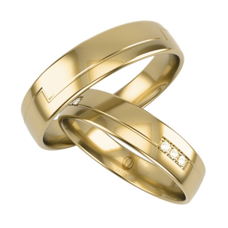 Obrączki Ślubne LA B43 próba 585