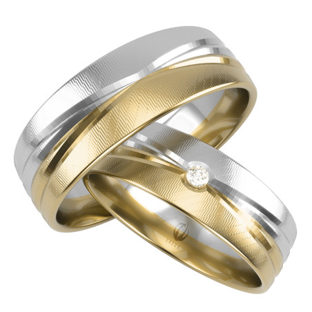 Obrączki Ślubne LA B46 próba 585