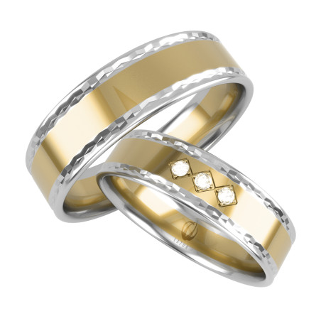 Obrączki Ślubne LA B50 próba 585