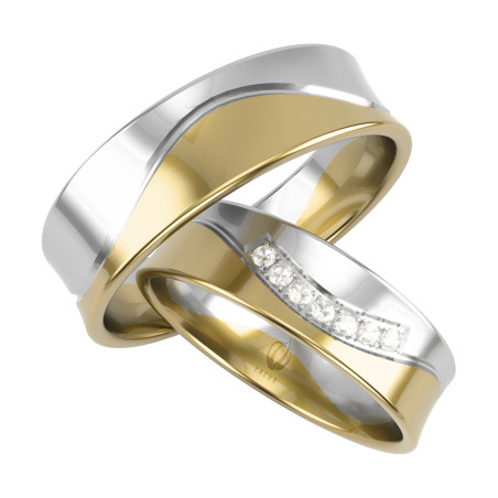 Obrączki Ślubne LA B53 próba 585