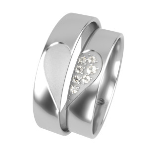 Obrączki Ślubne LA B64 próba 585