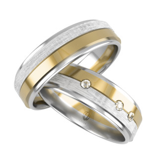 Obrączki Ślubne LA B75 próba 585