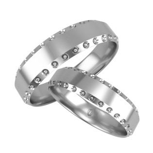 Obrączki Ślubne LA K53 próba 585