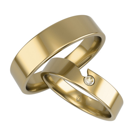 Obrączki Ślubne LA K56 próba 585
