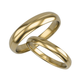 Obrączki Ślubne LA K57 próba 585