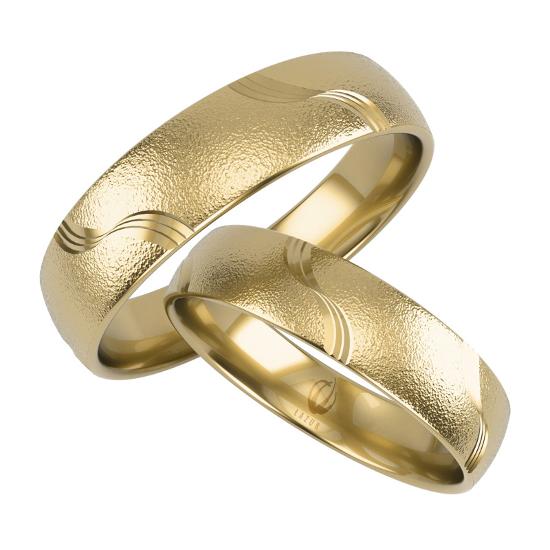 Obrączki Ślubne LA L09 próba 585