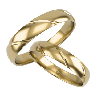 Obrączki Ślubne LA L10 próba 585