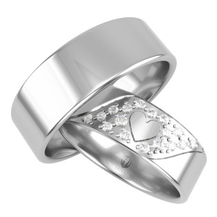 Obrączki Ślubne LA B106 próba 585