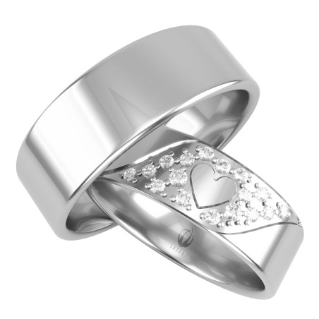 Obrączki Ślubne LA B106 próba 585