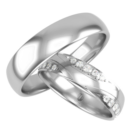 Obrączki Ślubne LA B107 próba 585