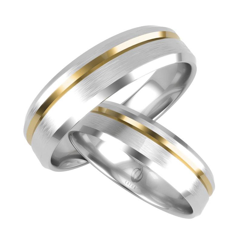 Obrączki Ślubne LA B117 próba 585