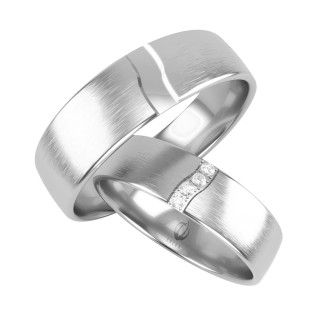 Obrączki Ślubne LA B128 próba 585