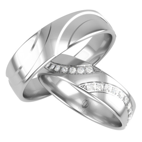 Obrączki Ślubne LA B129 próba 585