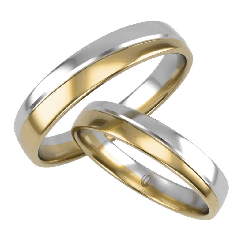 Obrączki Ślubne LA B136 próba 585