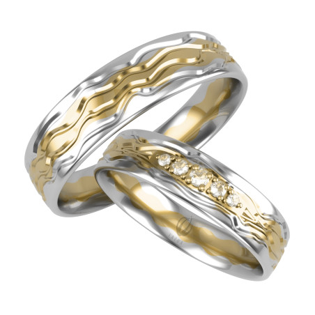 Obrączki Ślubne LA B142 próba 585