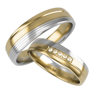 Obrączki Ślubne LA B143 próba 585